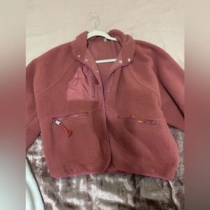 Free People Hit The Slopes Fleece Jacket